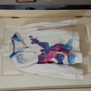 Girls Medium DISNEY PARKS HOODIE SWEAT SHIRT